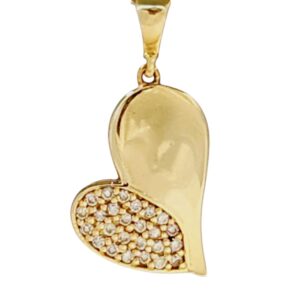 DIAMOND PENDANT - DIAMOND PLAIN HEART