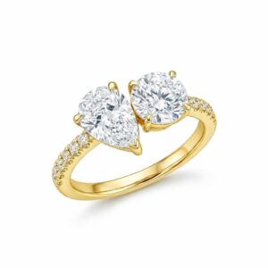 “Dual Radiance VVS Diamond Duet Ring”