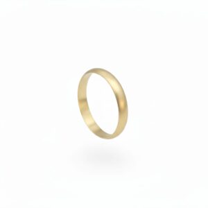 14K Gold Polished Band – 3.1mm