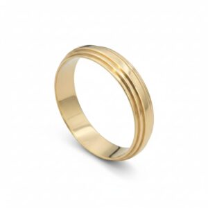 14k Gold Wedding Band Stars